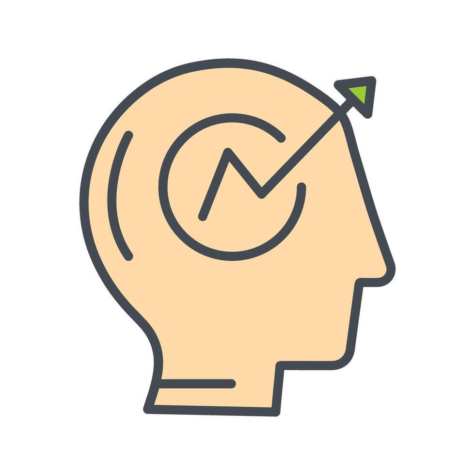 Marketing Strategy Icon Design vector