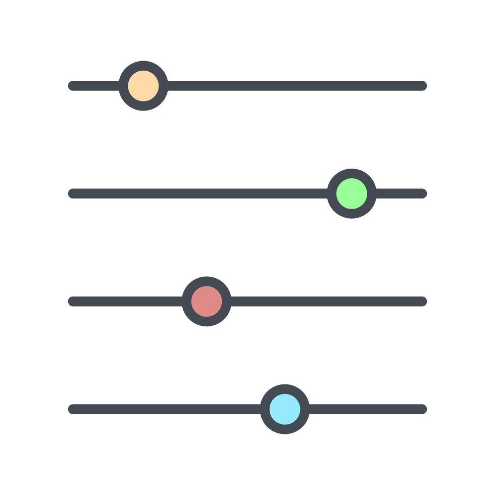 Filtering Icon Design vector