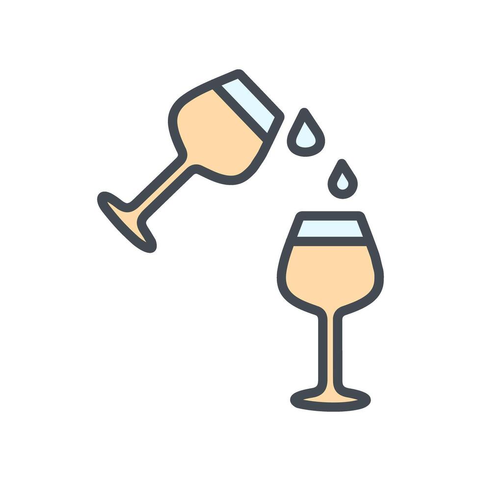 Wine Sip Icon Design vector