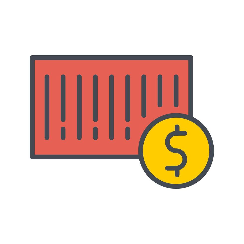 Barcode Payment Icon Design vector