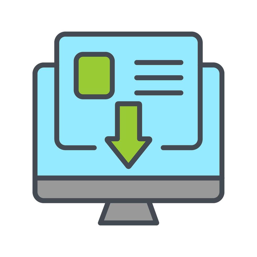 Landing Page Icon Design vector