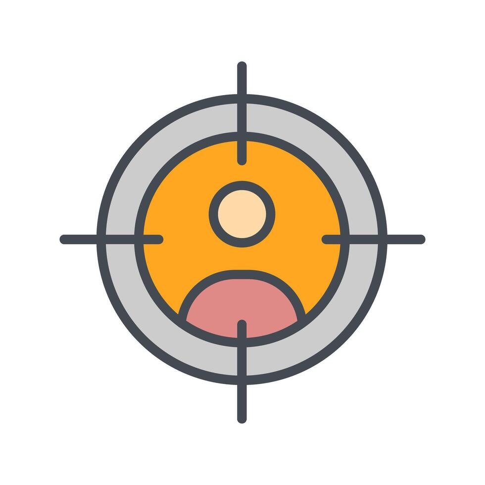 Target Audience Icon Design vector