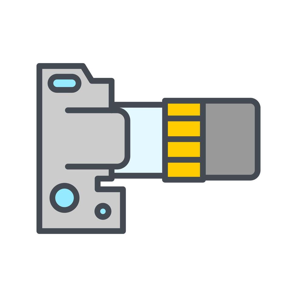 DSLR Essentials Icon Design vector