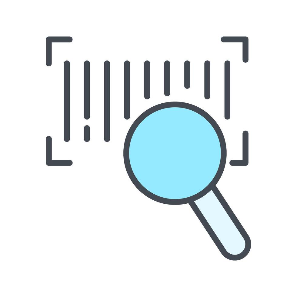 Barcode Database Icon Design vector