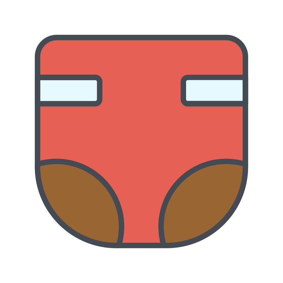 Diaper Changing Icon Design vector
