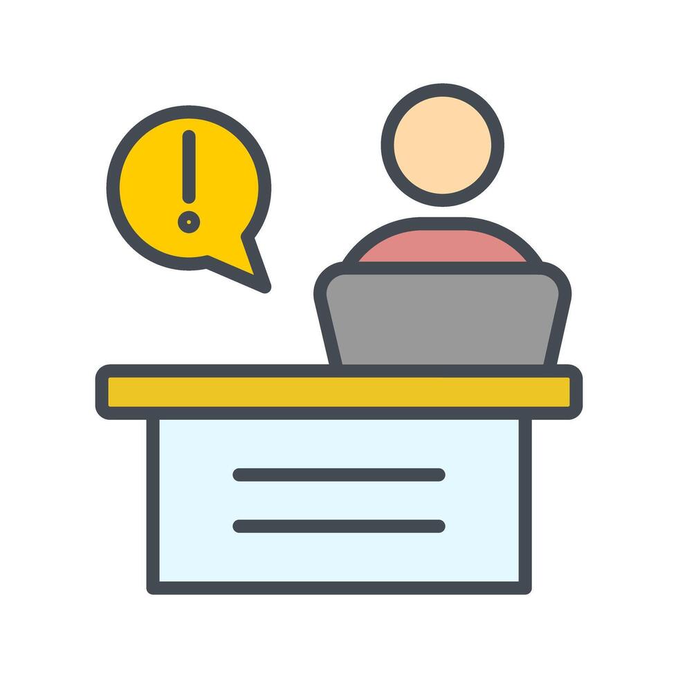 Service Desk Icon Design vector