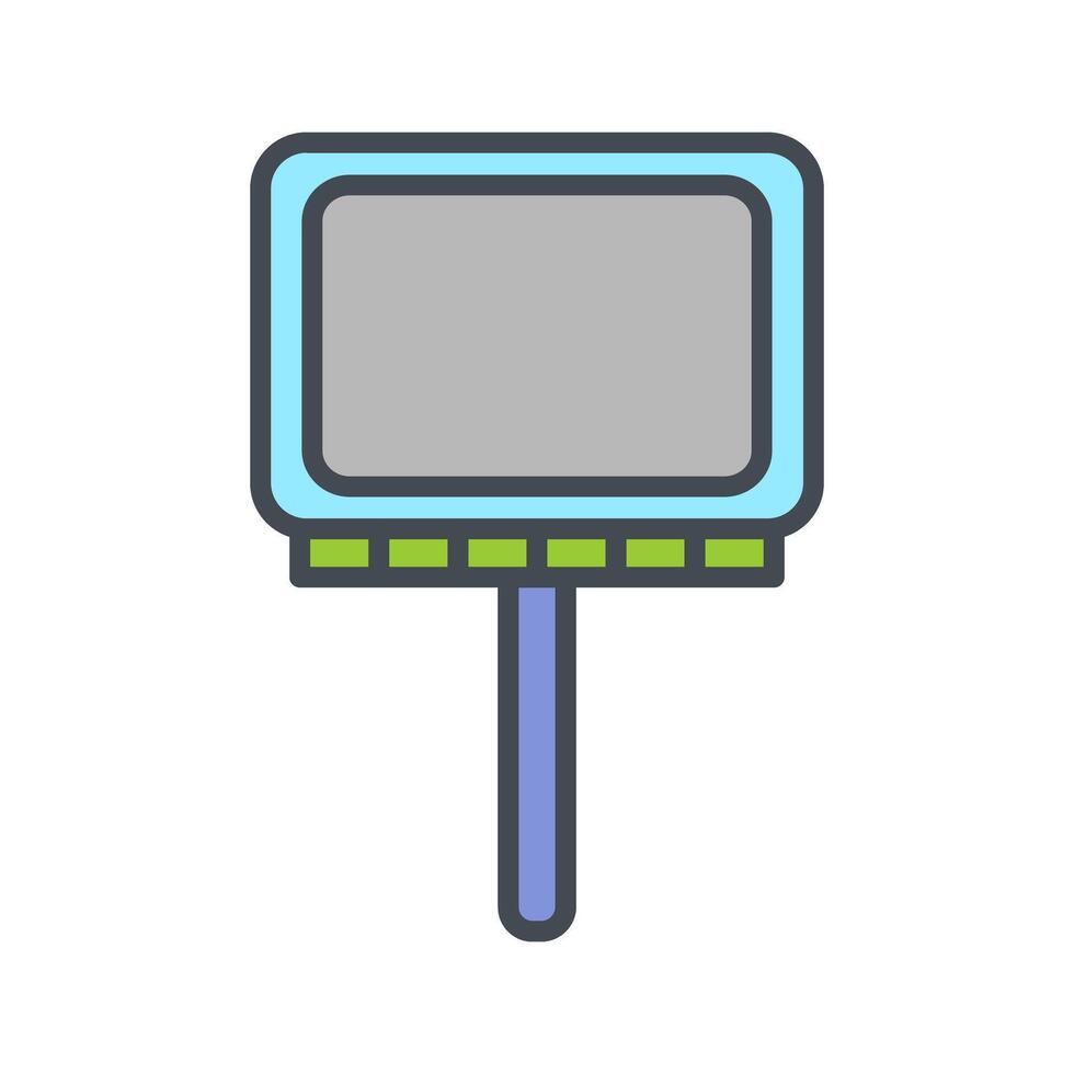 Billboard Icon Design vector