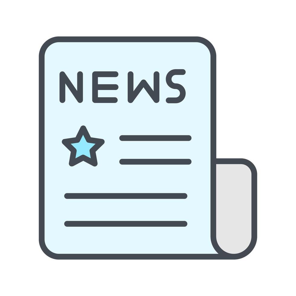 News Headlines Icon Design vector