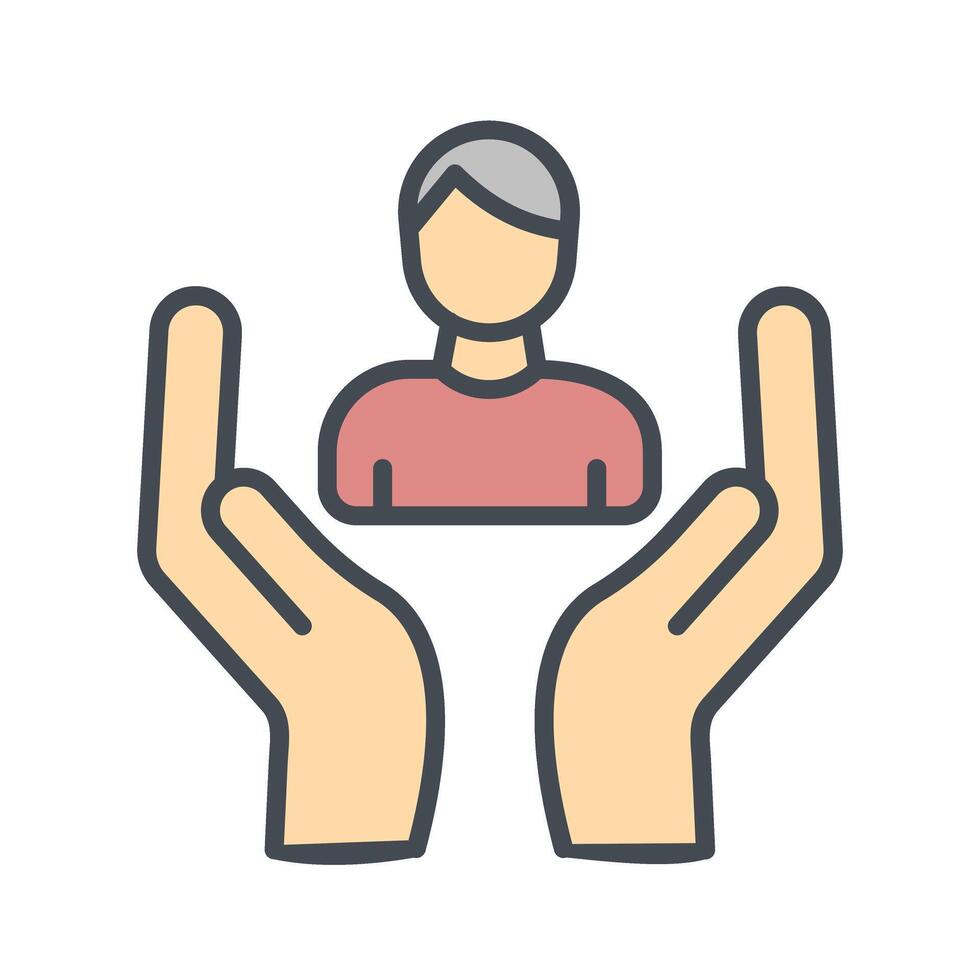 Employee Insurance Icon Design vector