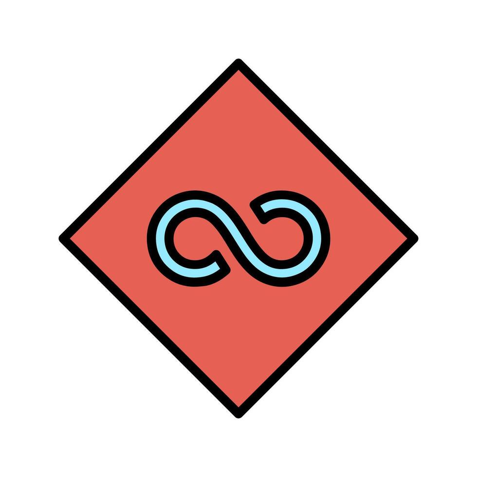 Infinity Sign Icon Design vector