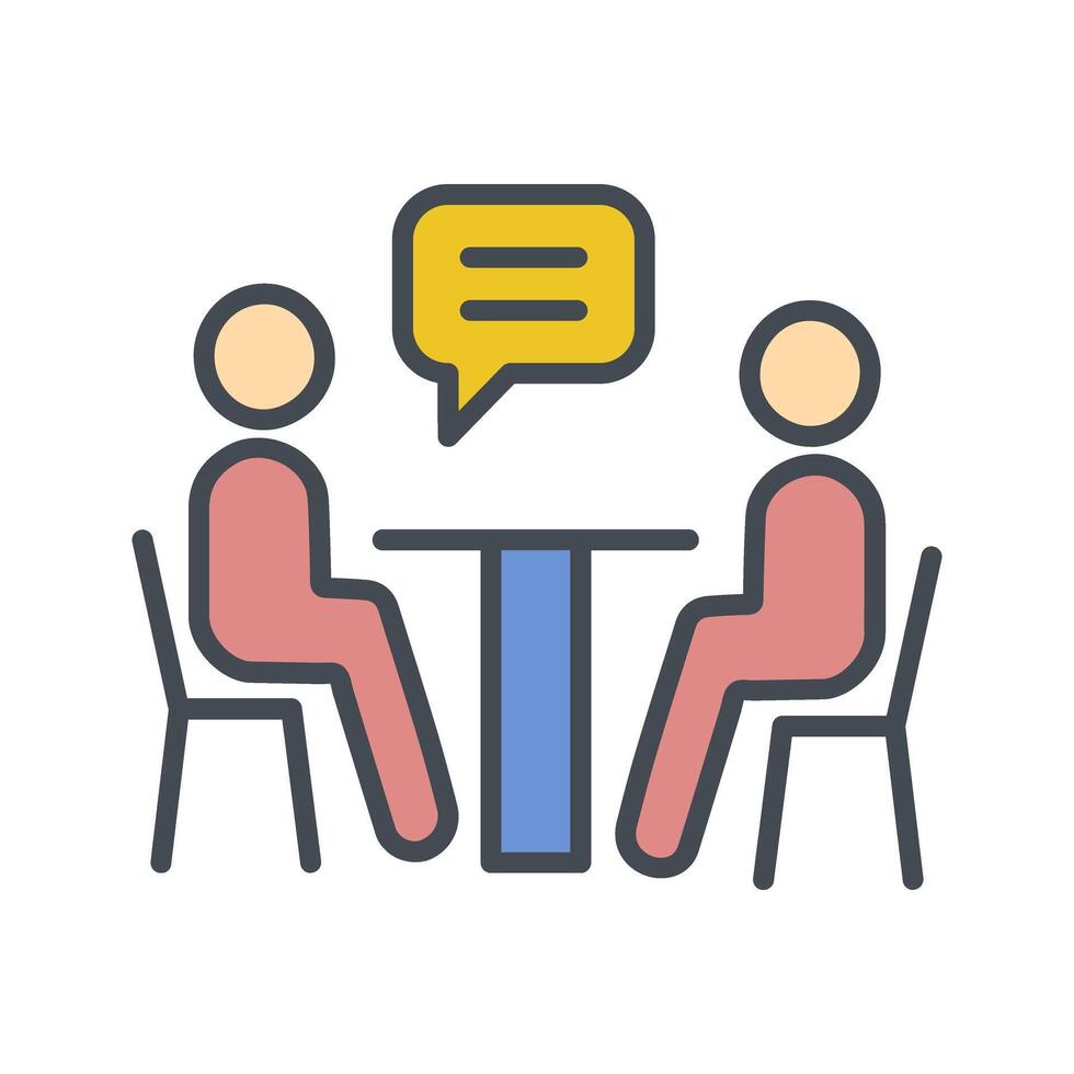 News Interview Icon Design vector
