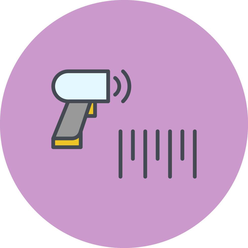 Barcode Scanner Icon Design vector