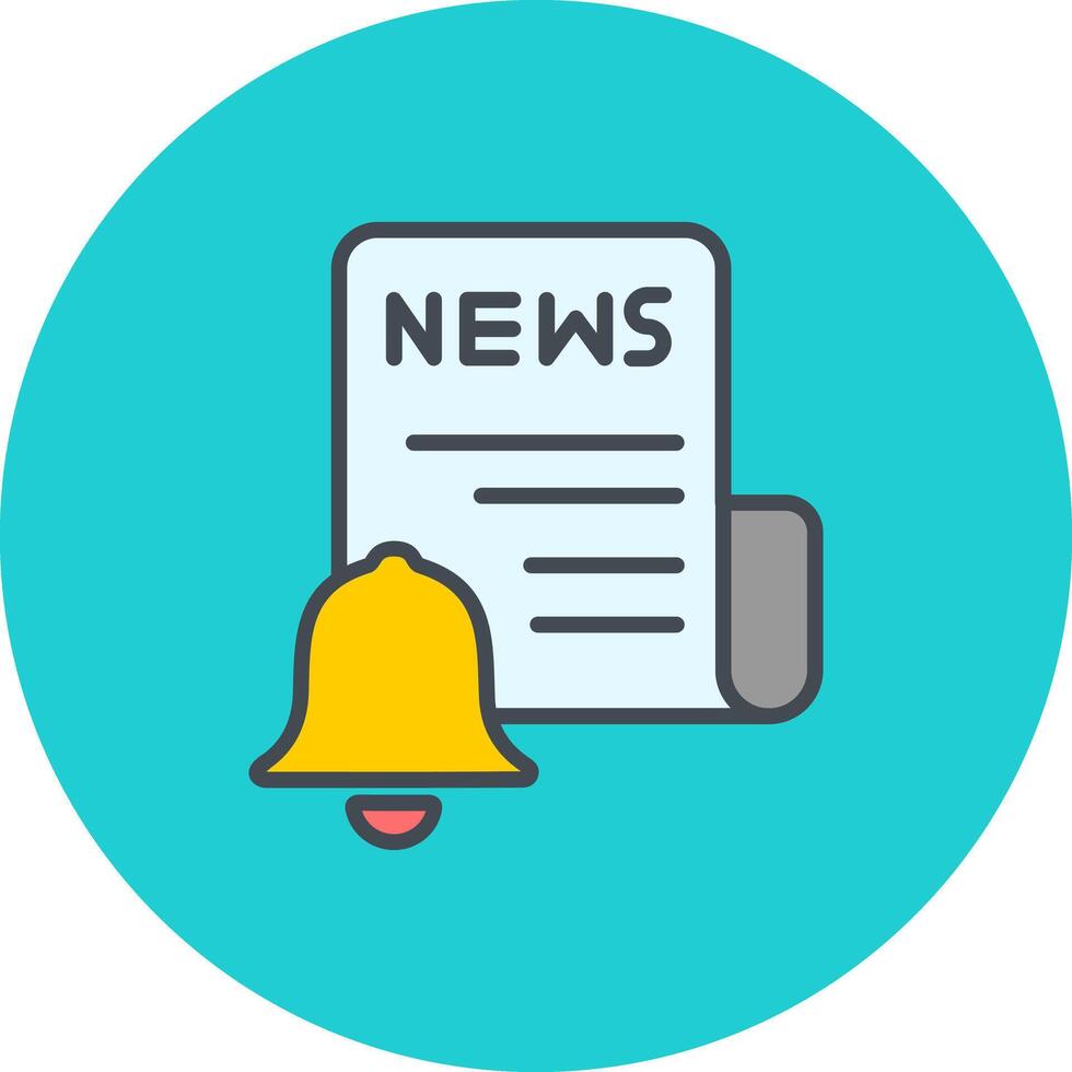 News Update Icon Design vector