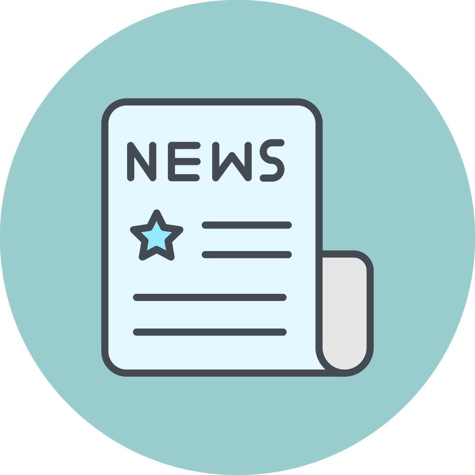 News Headlines Icon Design vector