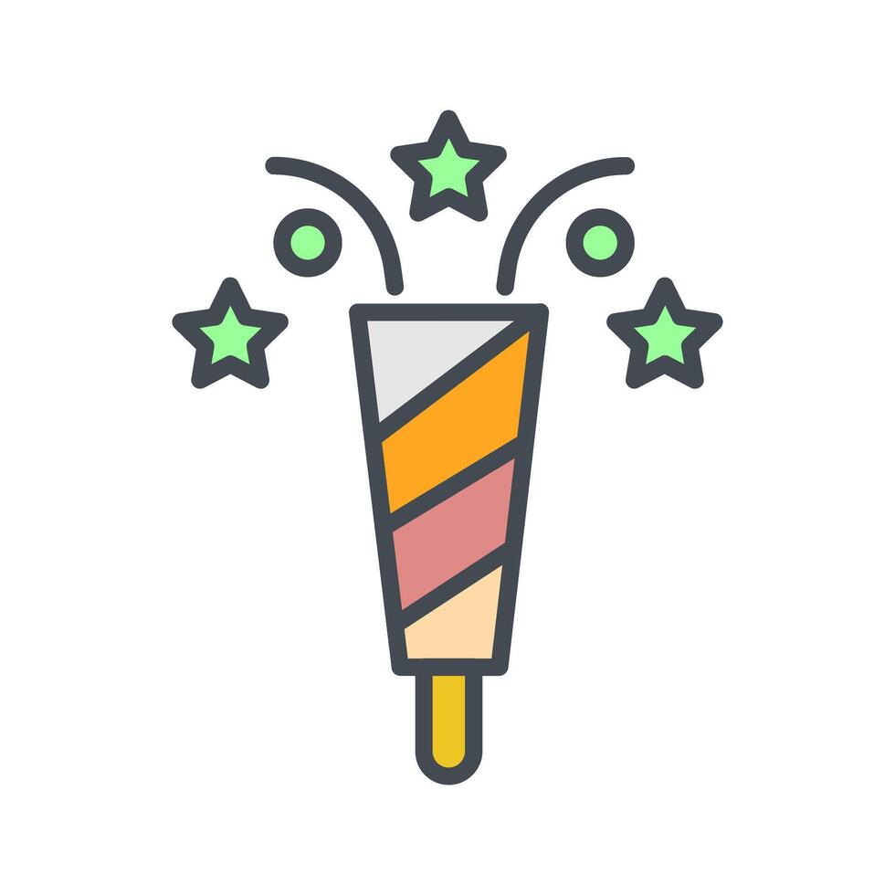 Popper Icon Design vector