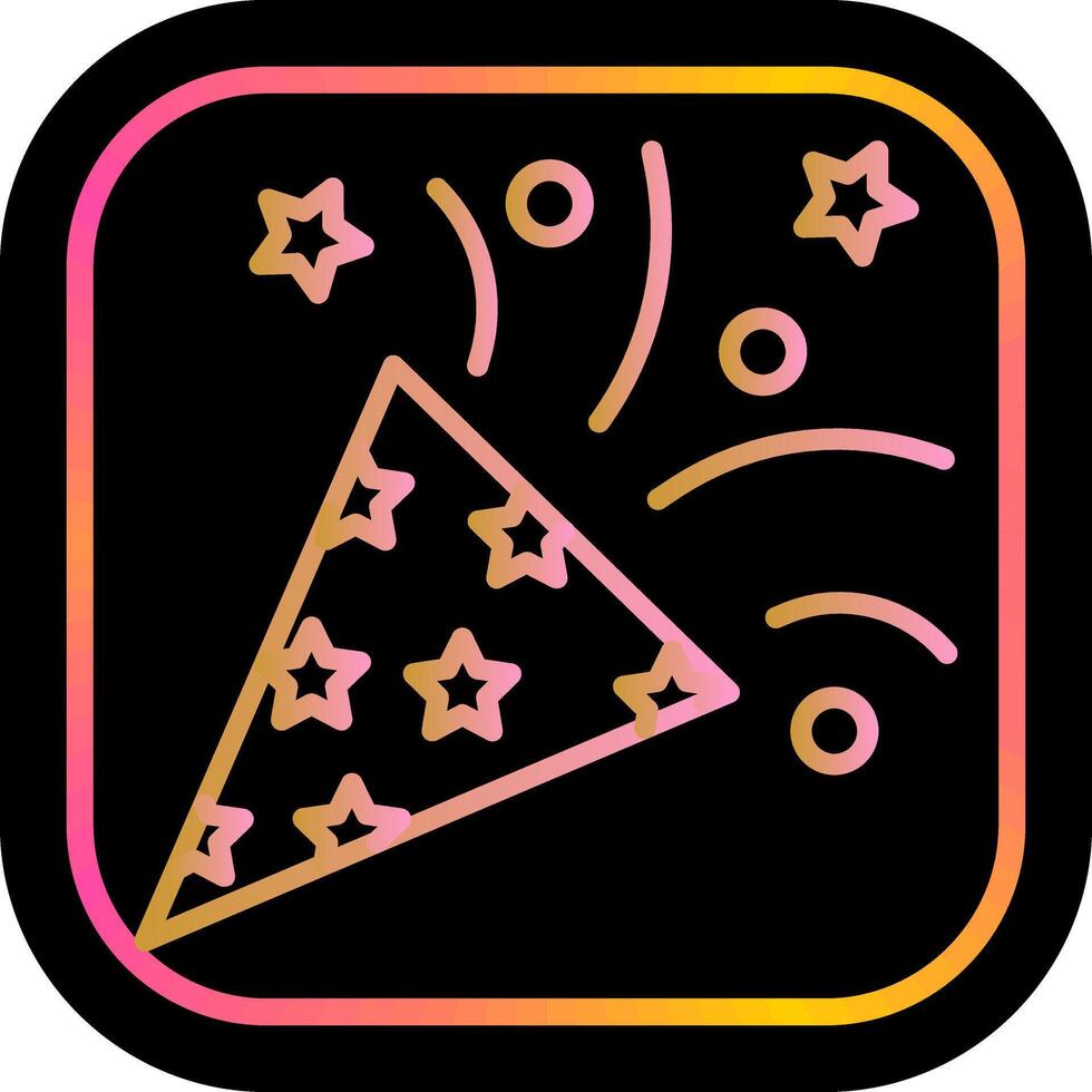 Confetti Icon Design vector