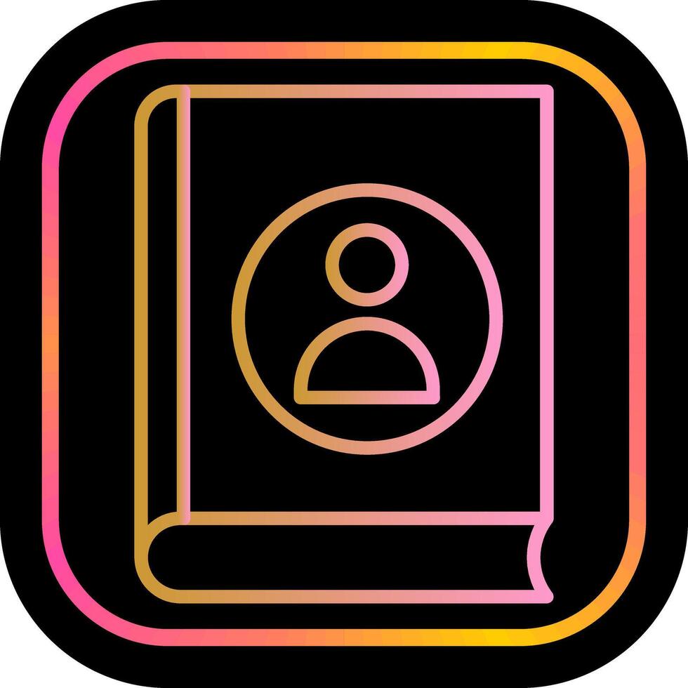 Employee Handbook Icon Design vector