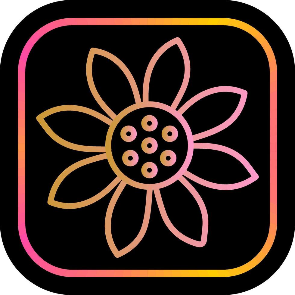 Sunflower Symbol Icon Design vector