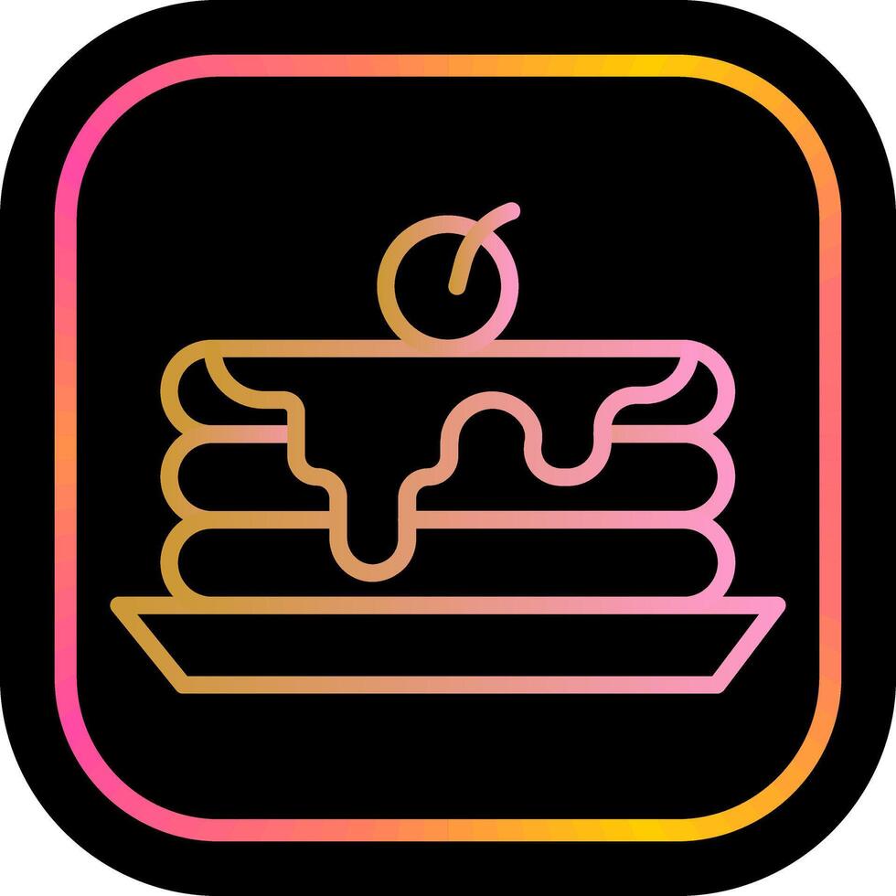 Pancakes Icon Design vector