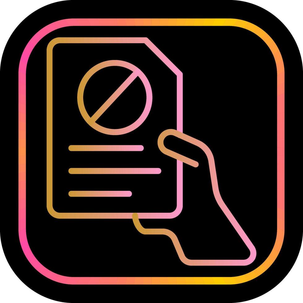 Resignation Icon Design vector