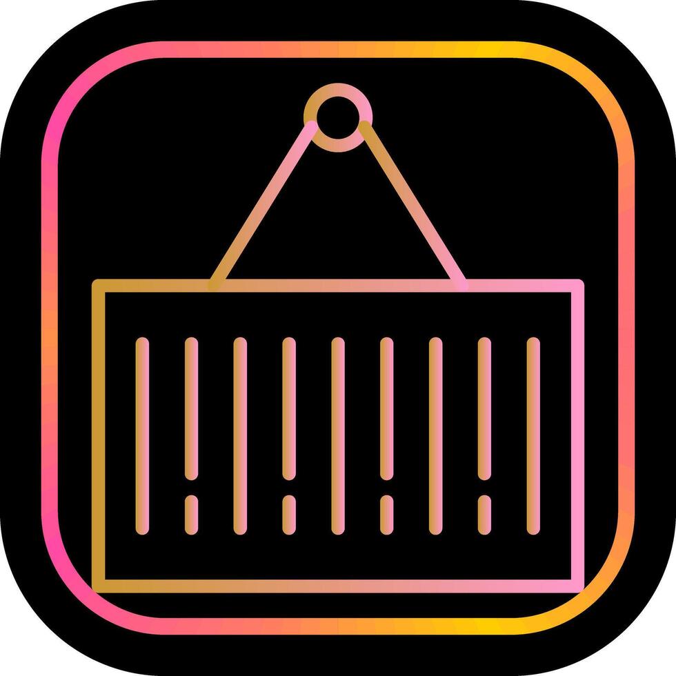Barcode Sales Icon Design vector