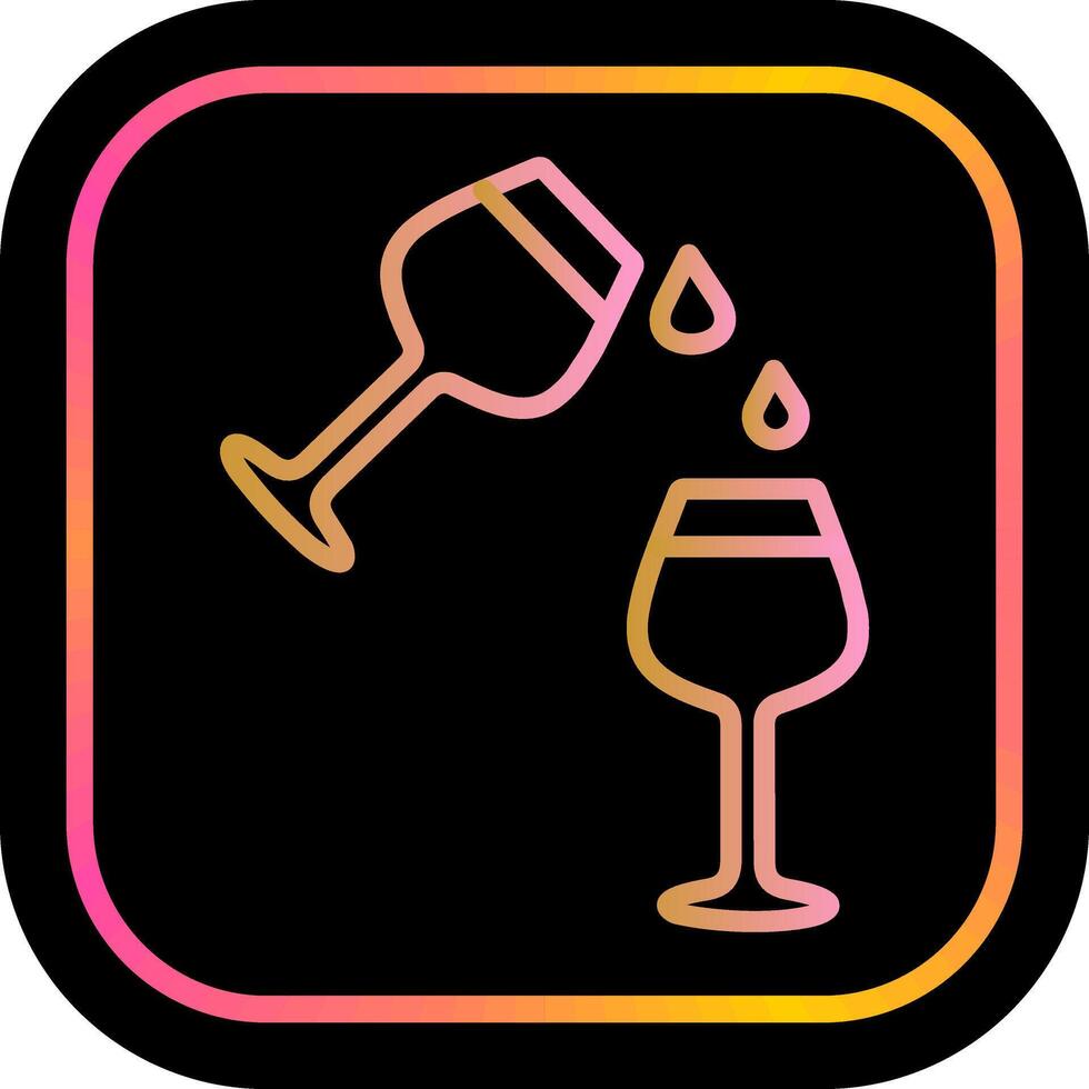 Wine Sip Icon Design vector