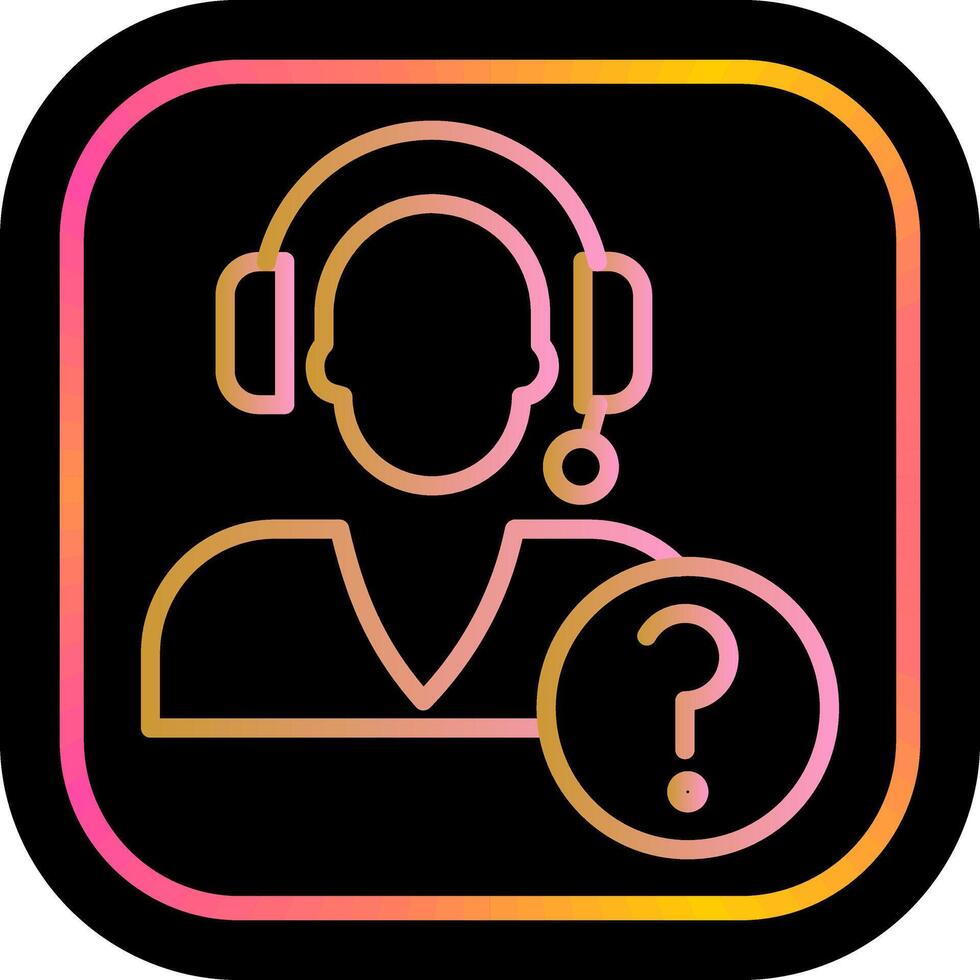 Help Request Icon Design vector