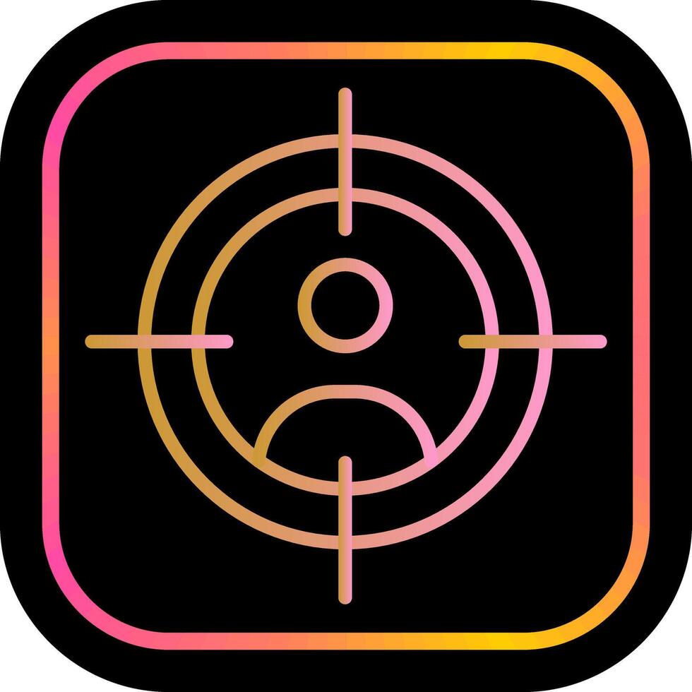 Target Audience Icon Design vector