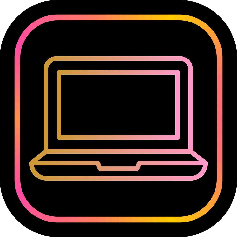 Laptop Icon Design vector
