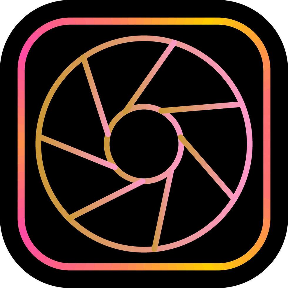 Aperture Artifacts Icon Design vector