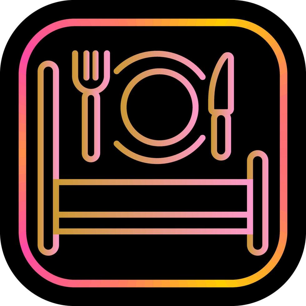Breakfast in Bed Icon Design vector