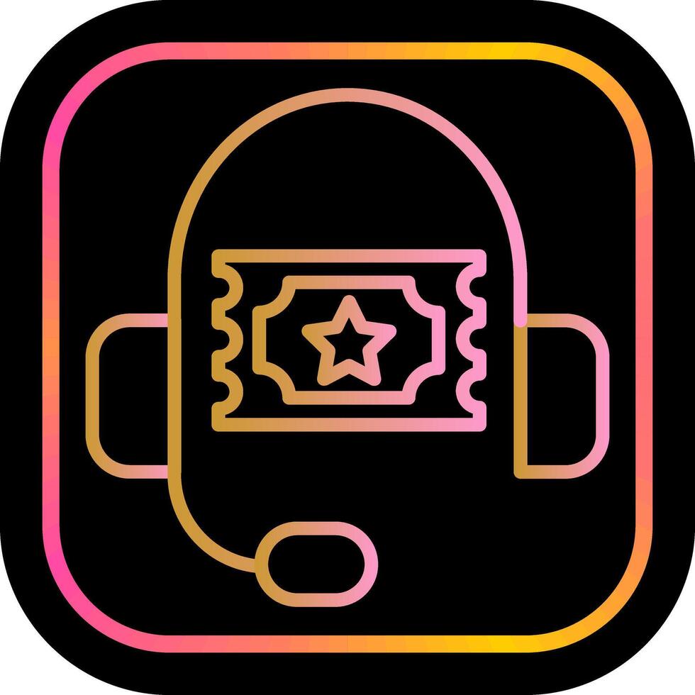 Support Ticket Icon Design vector