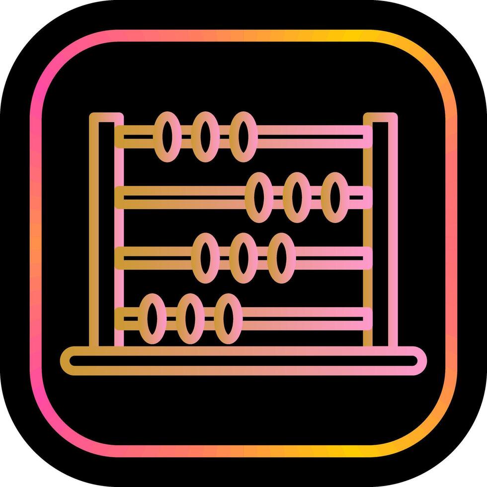 Abacus Icon Design vector