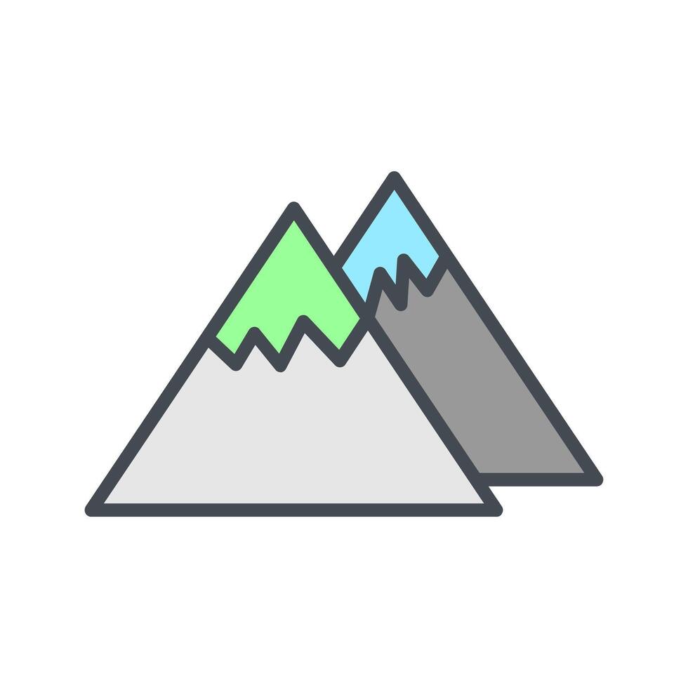 Mountain Icon Design vector