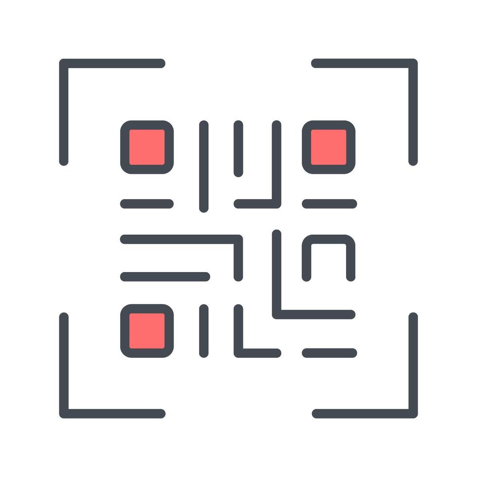 QR Code Generator Icon Design vector
