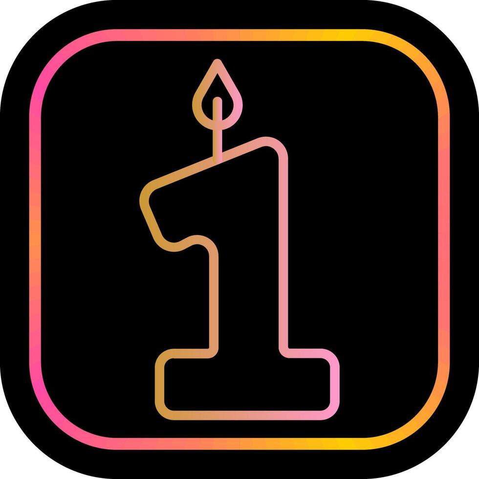 Age Number Icon Design vector
