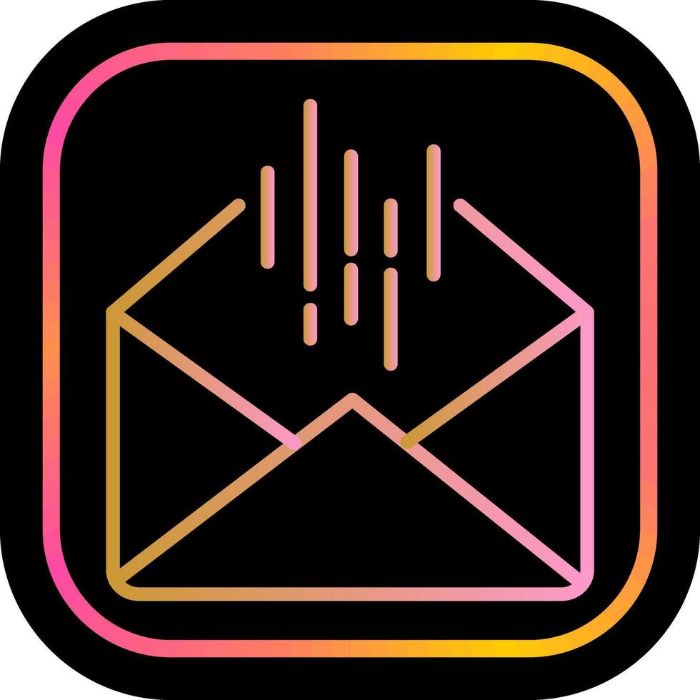 Mail Sorting Icon Design vector