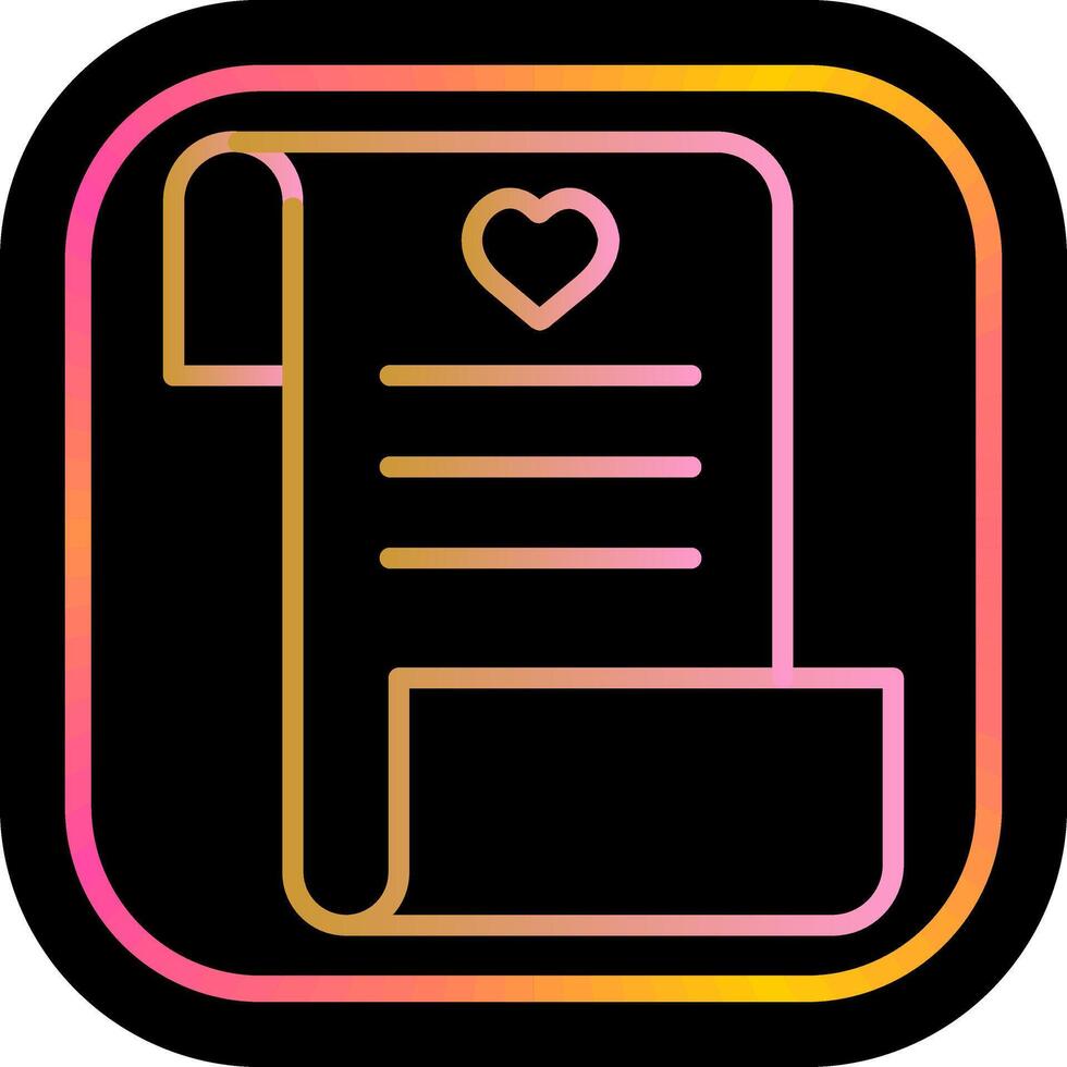 Wishlist Icon Design vector