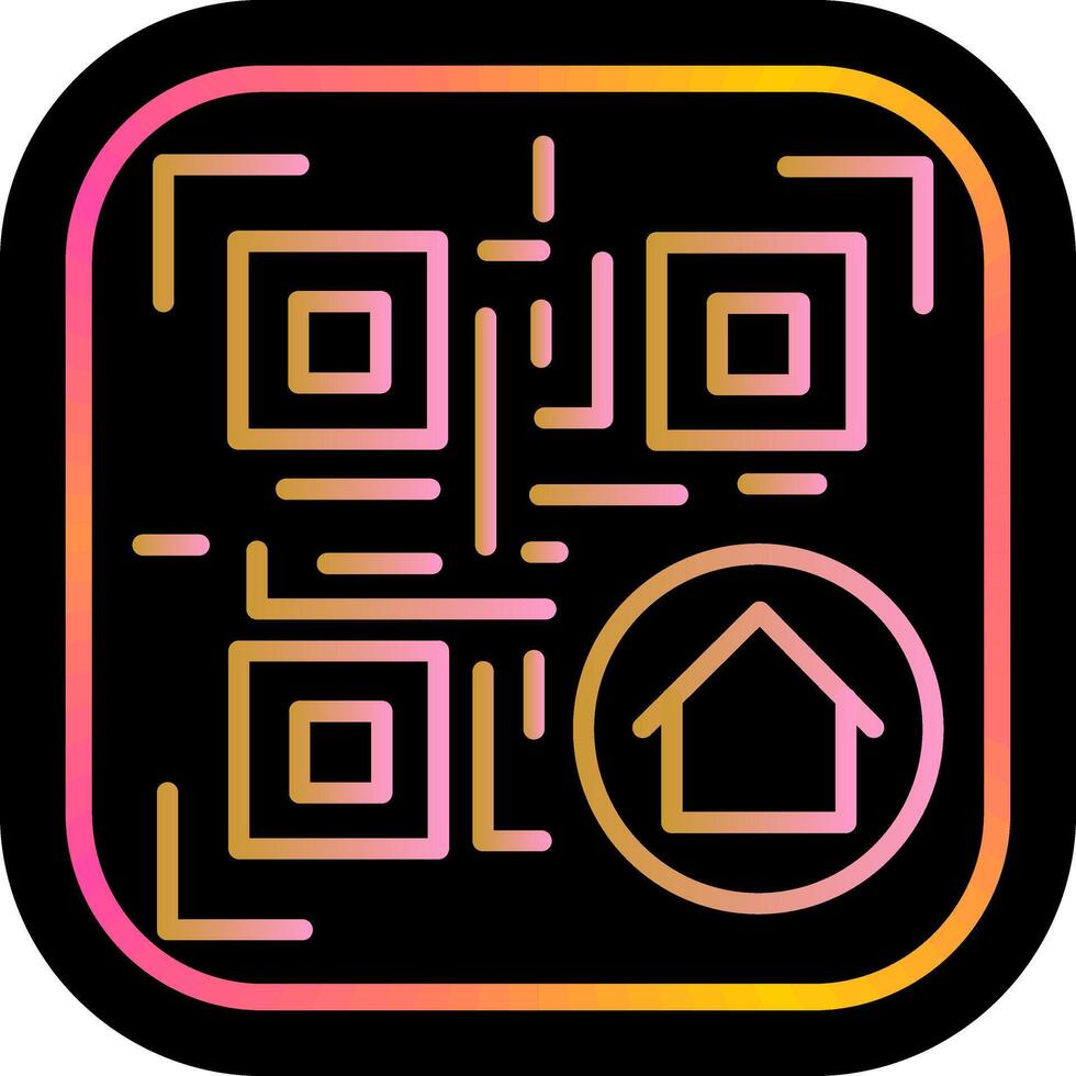 QR Code Menu Icon Design vector