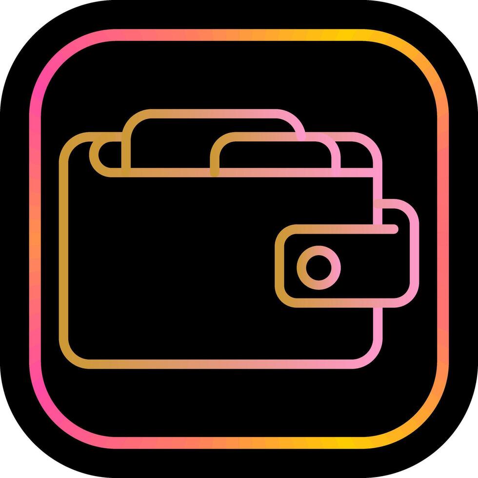 Wallet Icon Design vector
