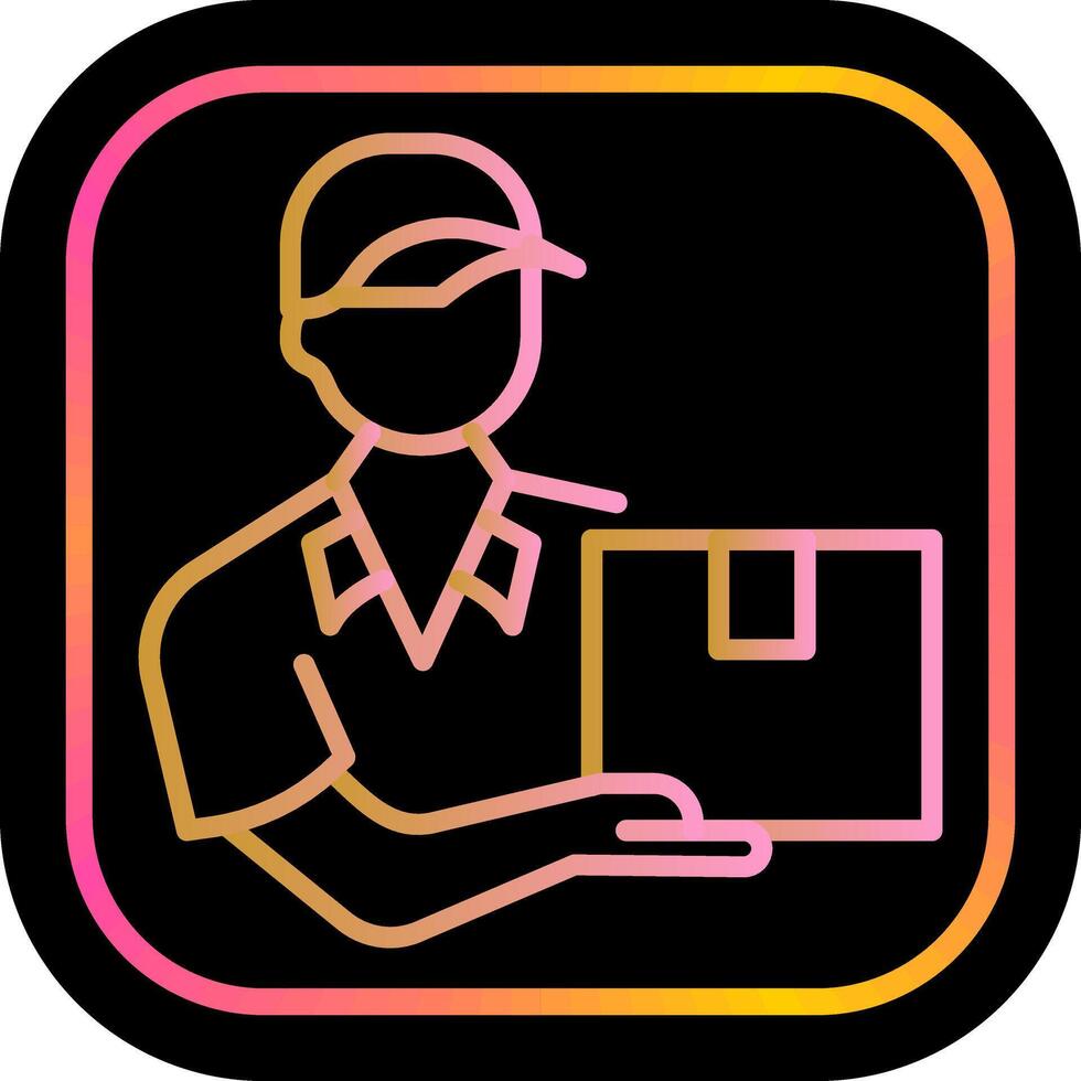 Courier Icon Design vector