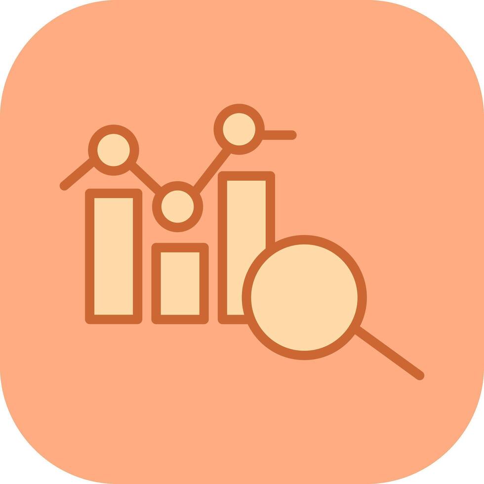 Data Analytics Icon Design vector