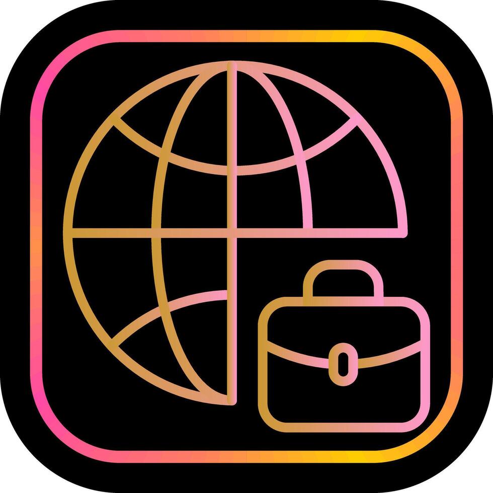 International Job Icon Design vector