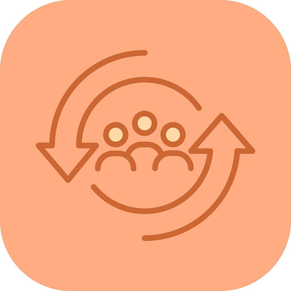 Career Change Icon Design vector