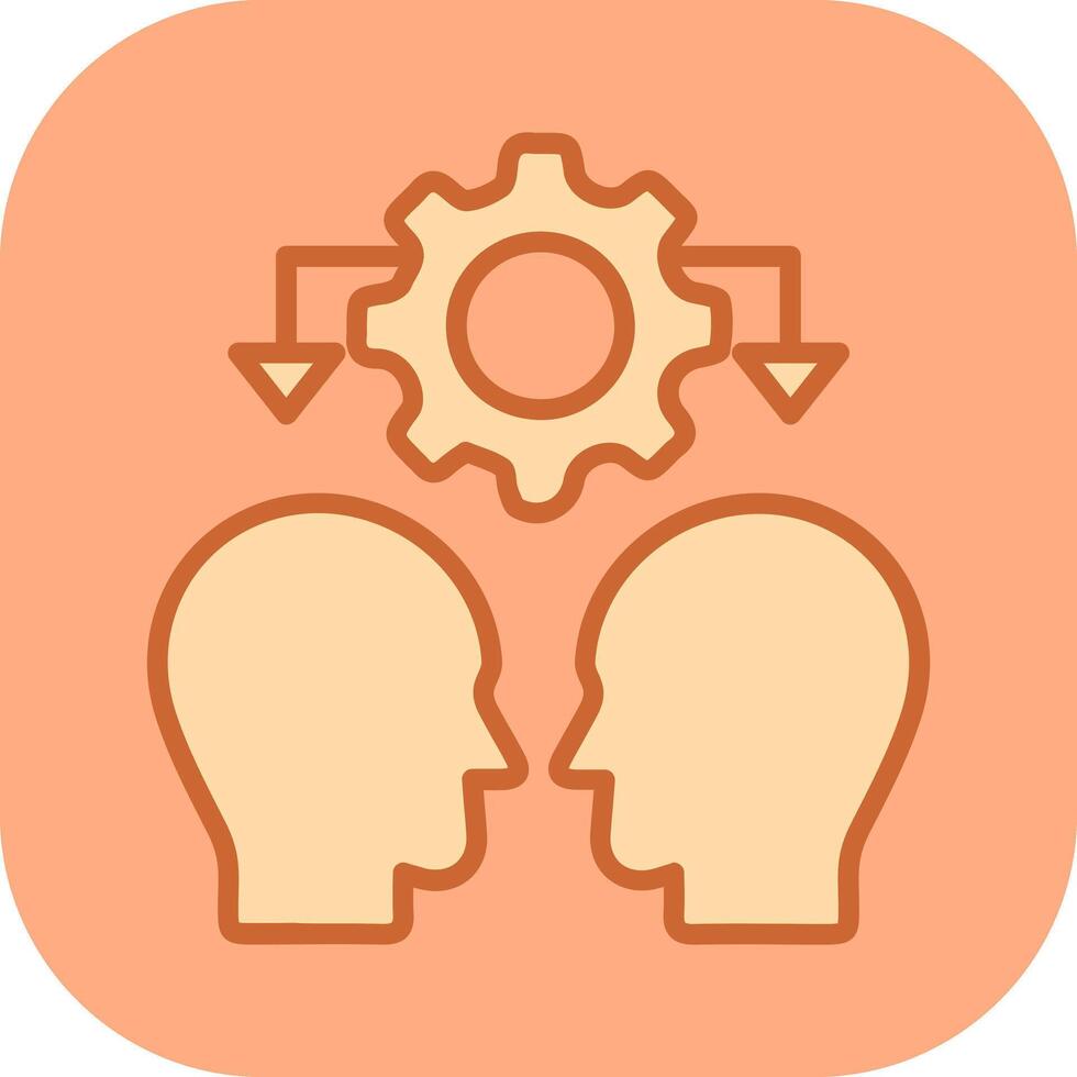 Conflict Management Icon Design vector