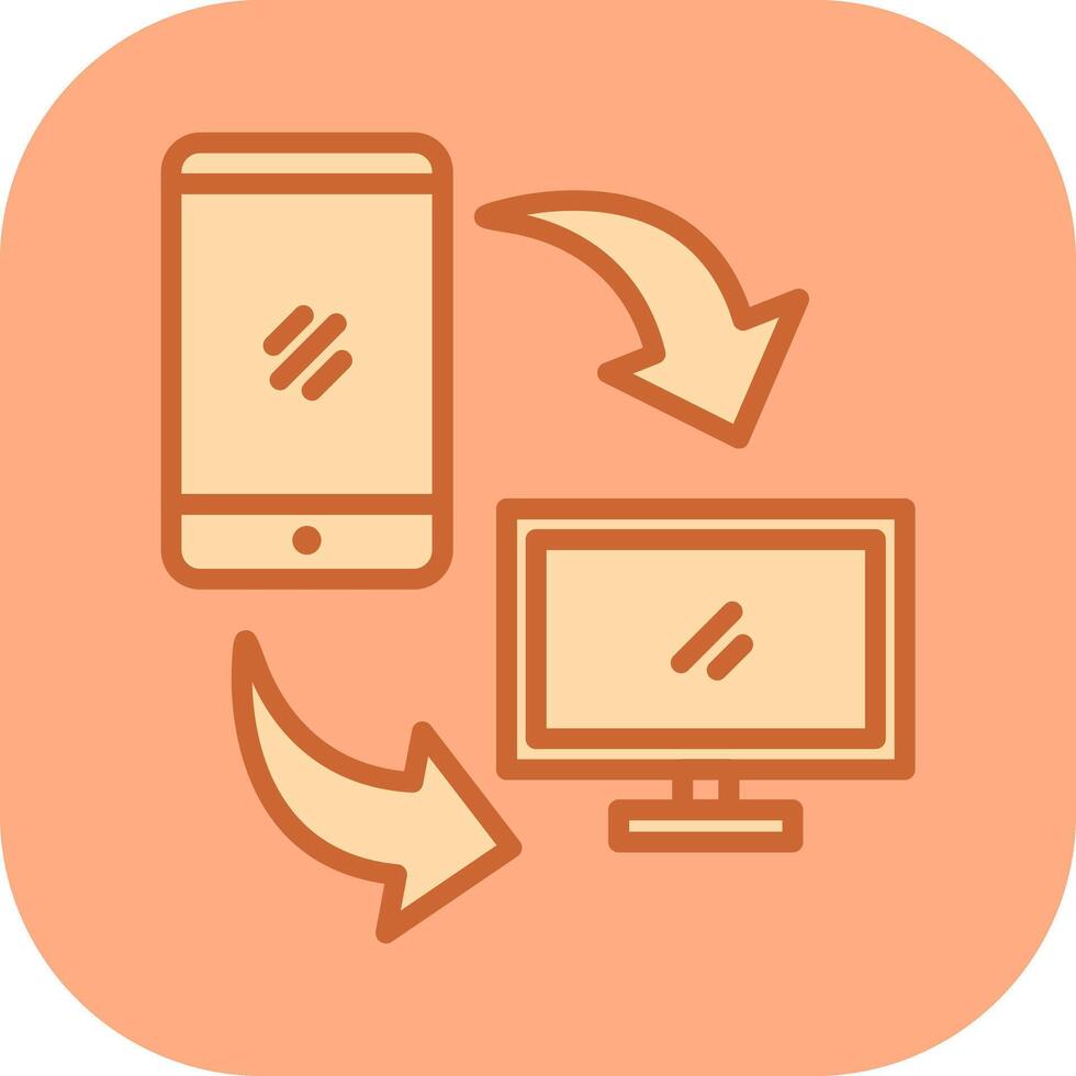 Synchronization Icon Design vector