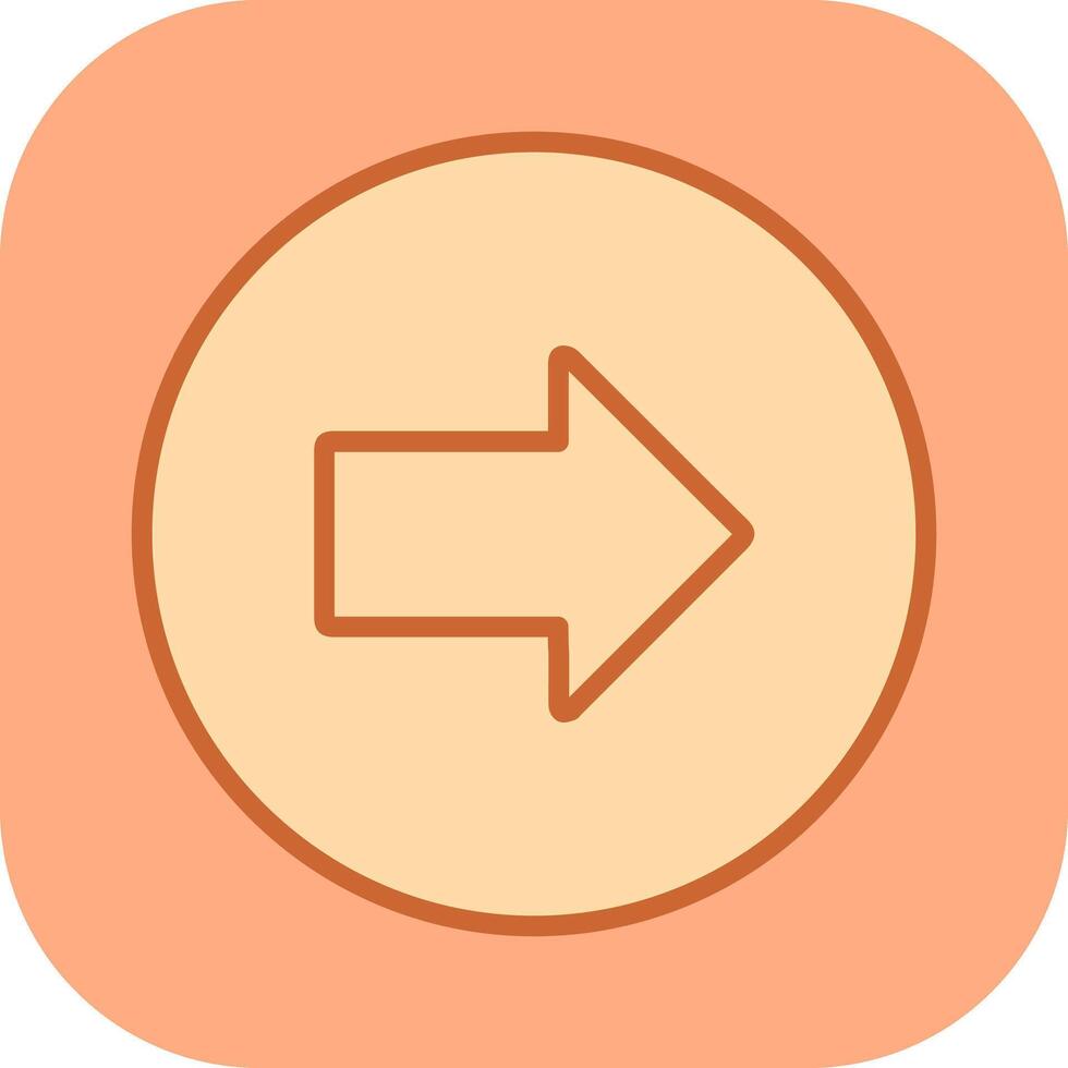 Right Arrow Icon Design vector