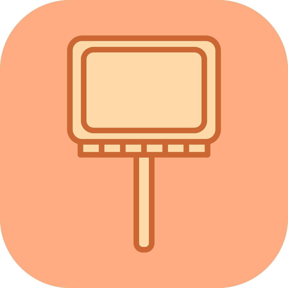 Billboard Icon Design vector