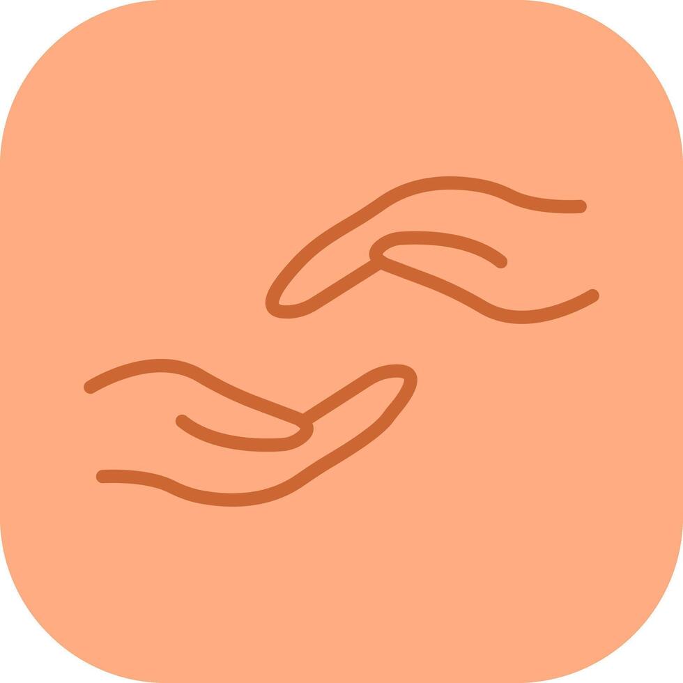 Supportive Hand Icon Design vector