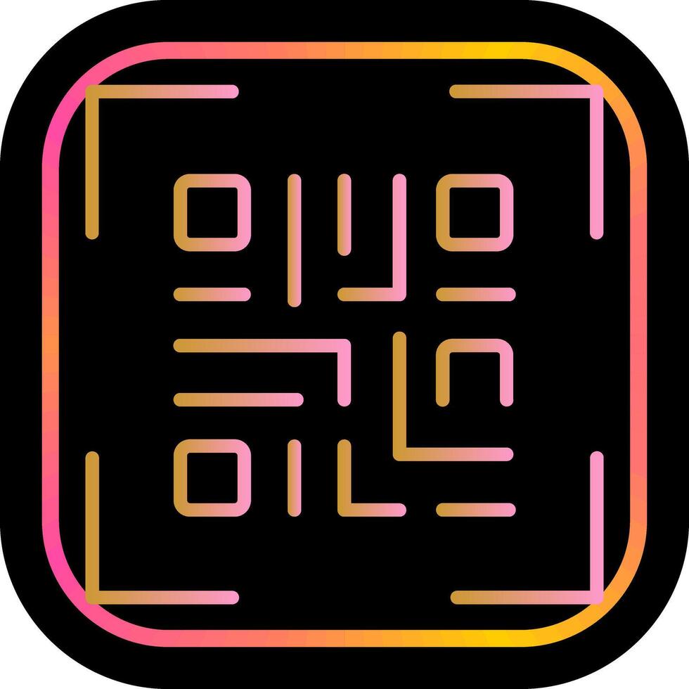 QR Code Generator Icon Design vector